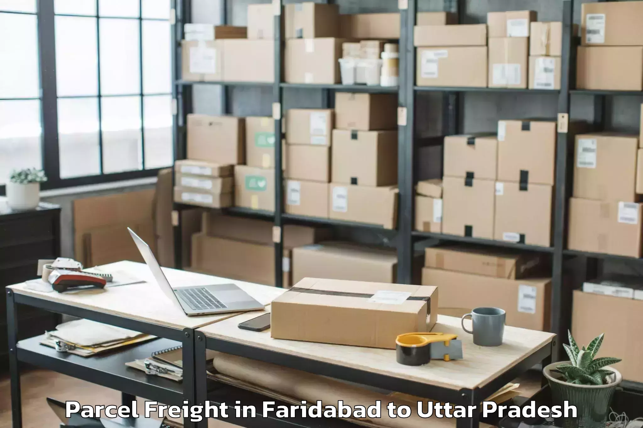 Book Your Faridabad to Khargupur Parcel Freight Today